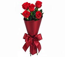 Букет 5 Красных роз Эдлесс Лав в Окуловке