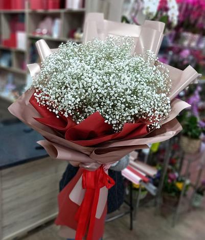 Букет цветов из: Гипсофила в Окуловке