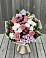 Букет цветов из: Альстромерии, Гвоздики, Розы и Хризантемы в Окуловке