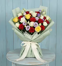 Букет цветов из:  Розы в Окуловке