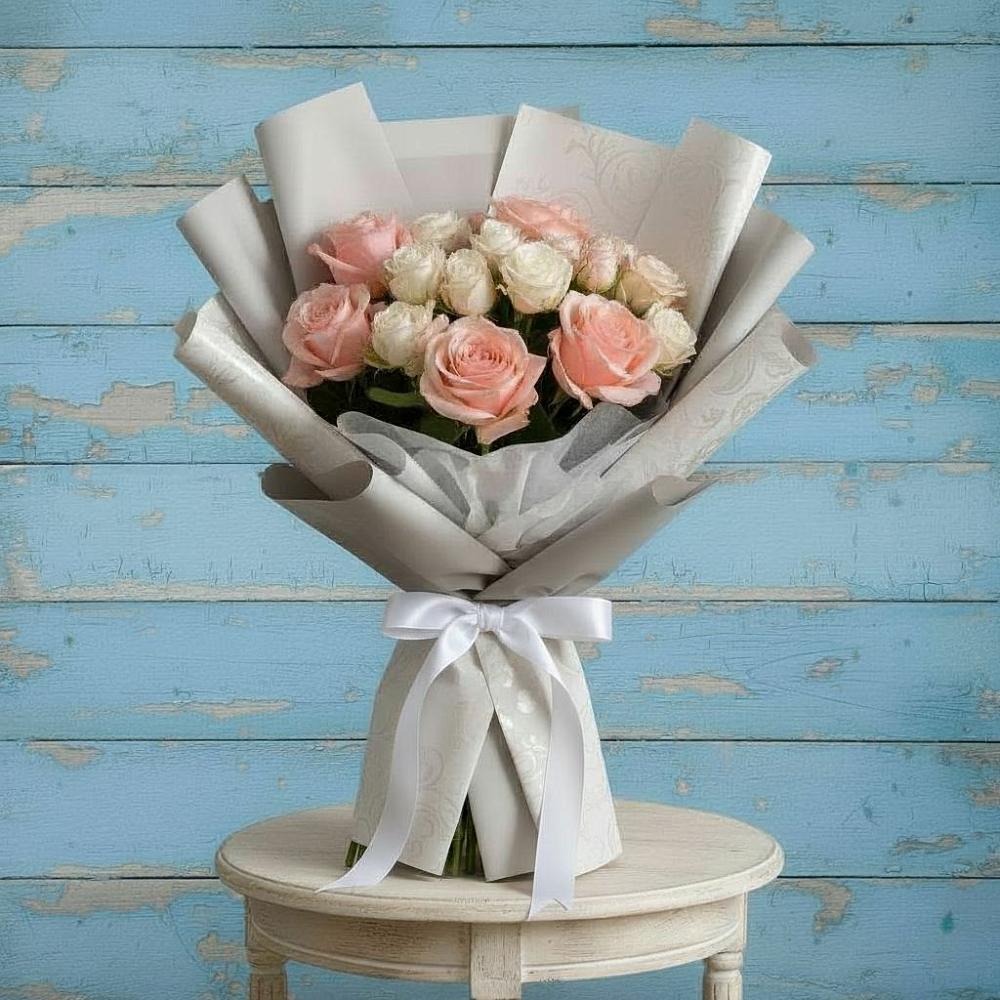 Букет цветов из: Розы в Окуловке