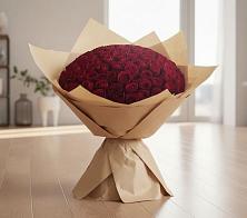 Букет 101 Красная роза в Окуловке