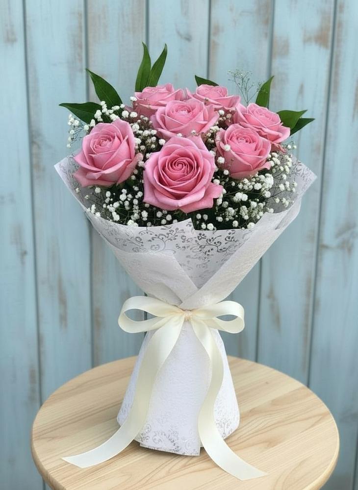 Букет цветов из: Розы в Окуловке