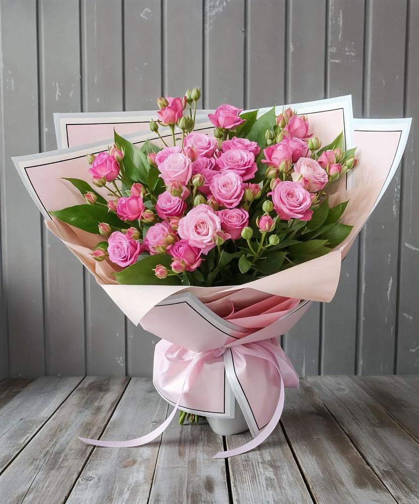 Букет Розовый кустик в Окуловке