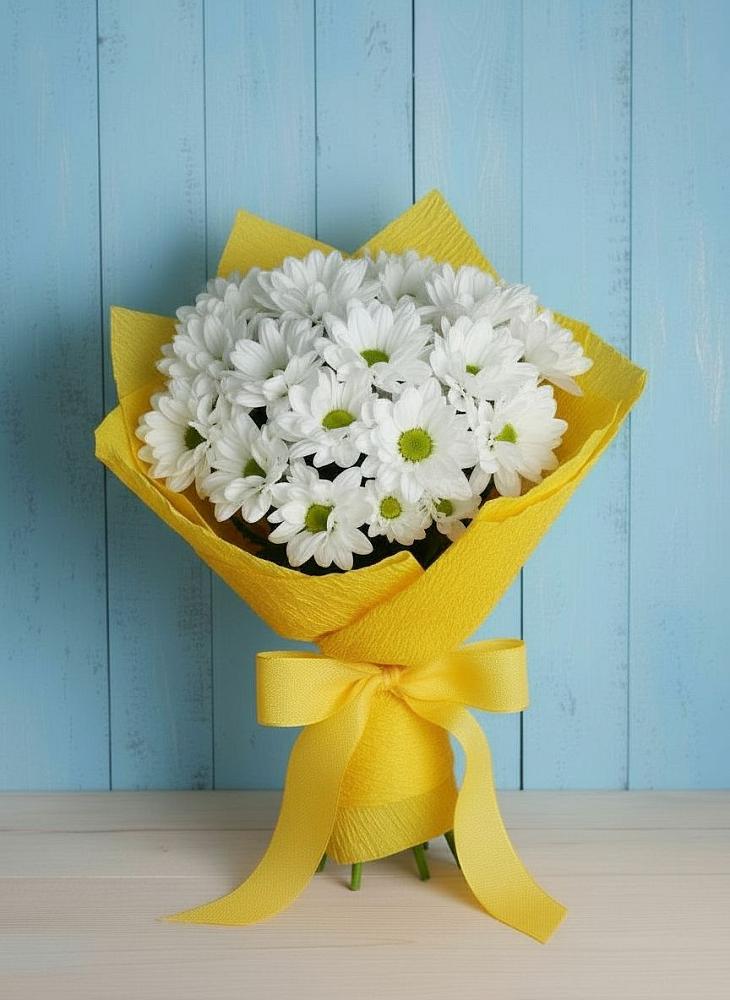 Букет цветов из: Хризантемы в Окуловке