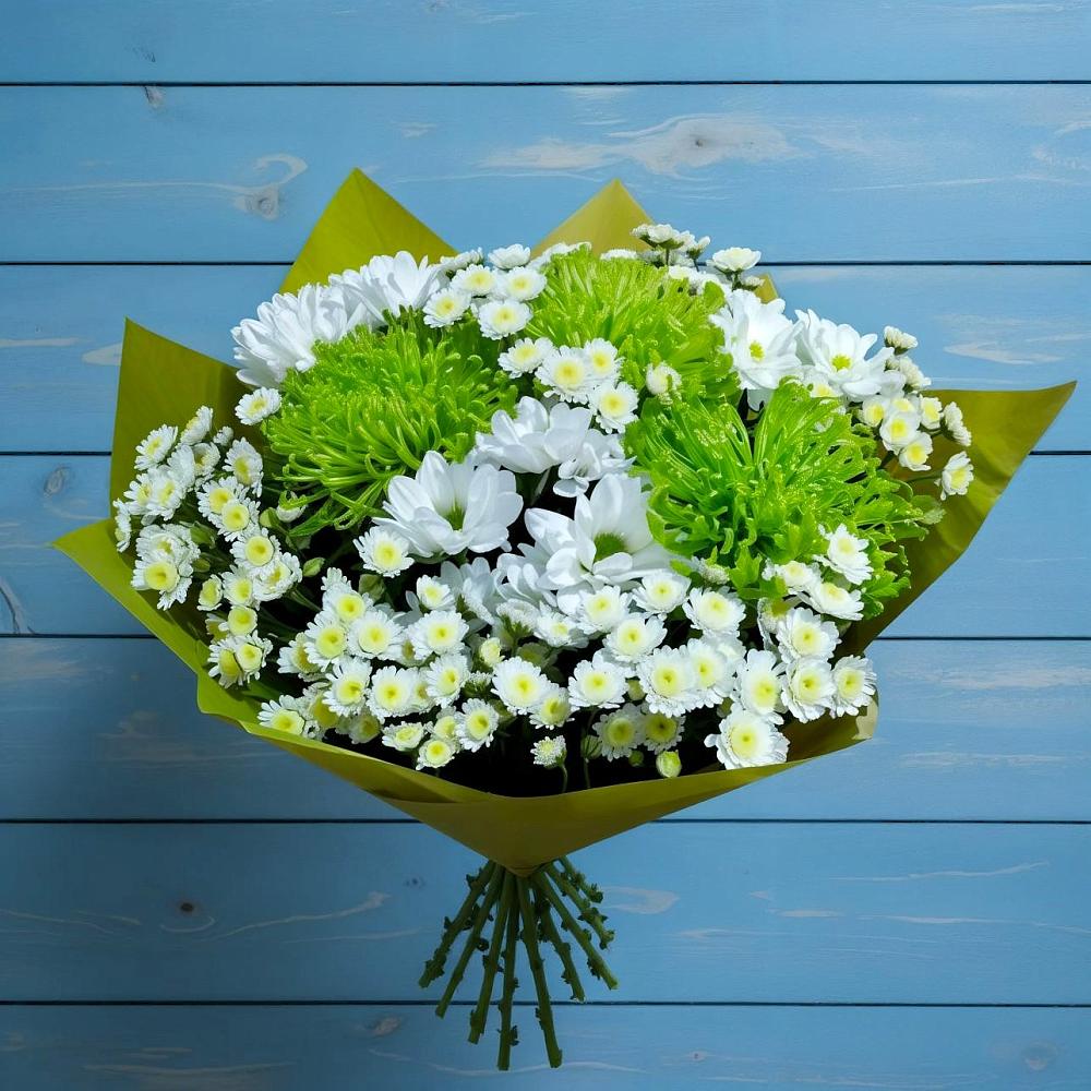 Букет цветов из: Хризантемы в Окуловке