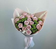 Букет цветов из:  Розы и Хризантемы #REPLACE_PRED# Окуловке