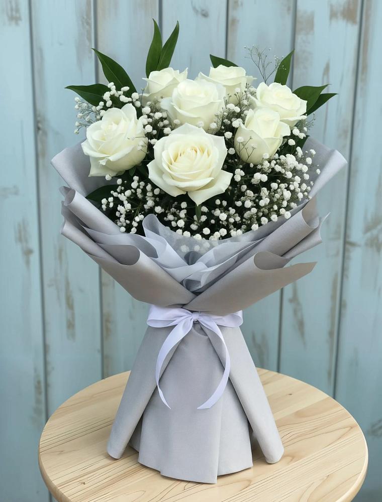 Букет цветов из: Розы в Окуловке