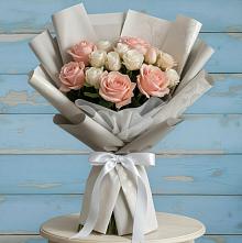 Букет цветов из:  Розы в Окуловке