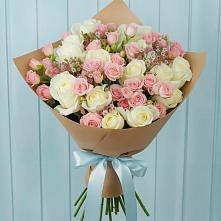 Букет цветов из:  Розы в Окуловке